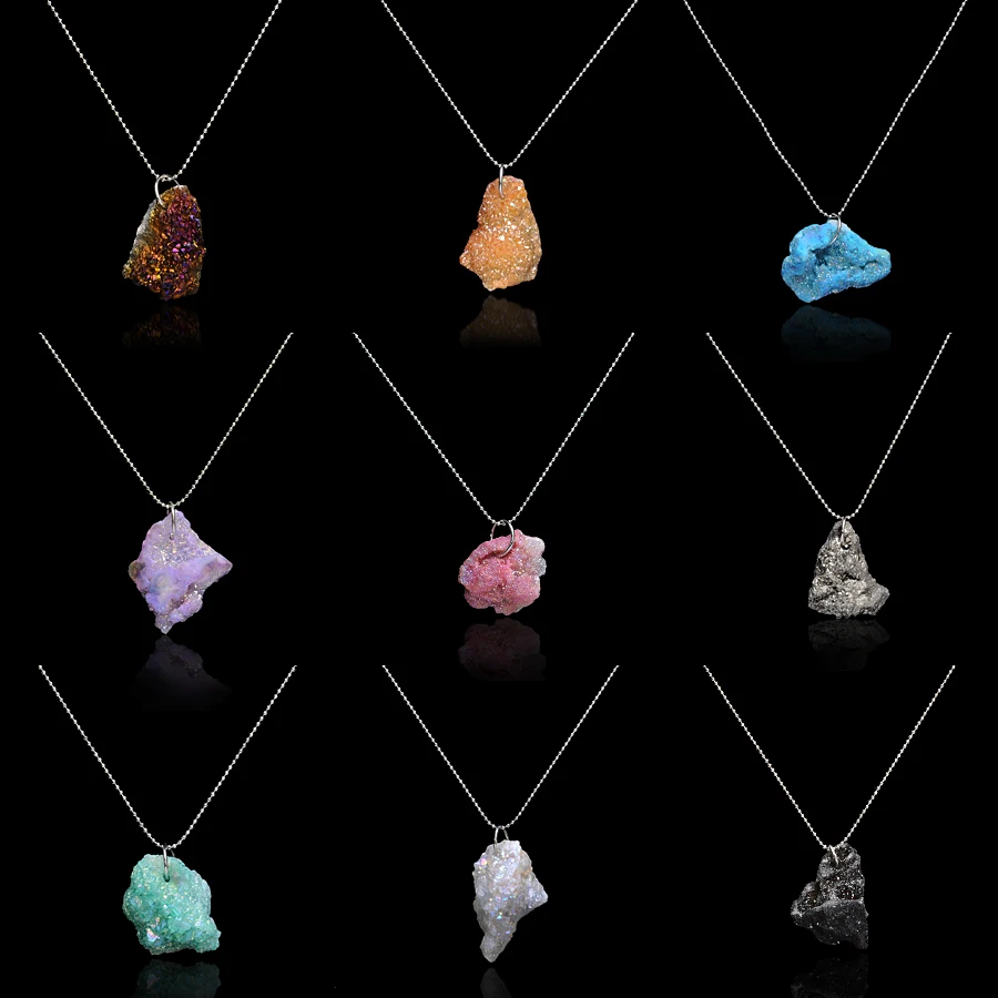 Ожерелье цепочка с подвеской из натурального камня|Ожерелья подвеской| |