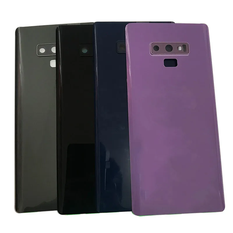 Для Samsung Galaxy Note9 Задняя крышка батареи Дверь стеклянная корпуса для N9 объектив