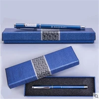 slim elegant s82 unisex metal body black ink carbon pen commercial resurrect 0 5mm gel pen metal gel ink pen gift box