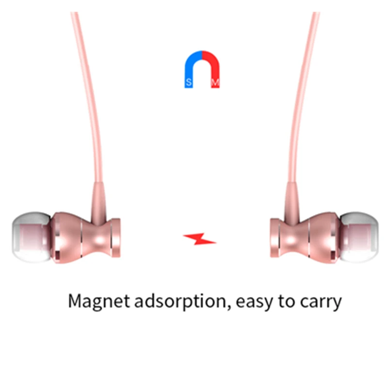 Роскошные стерео магнитные наушники с микрофоном 3 5 мм Проводная гарнитура