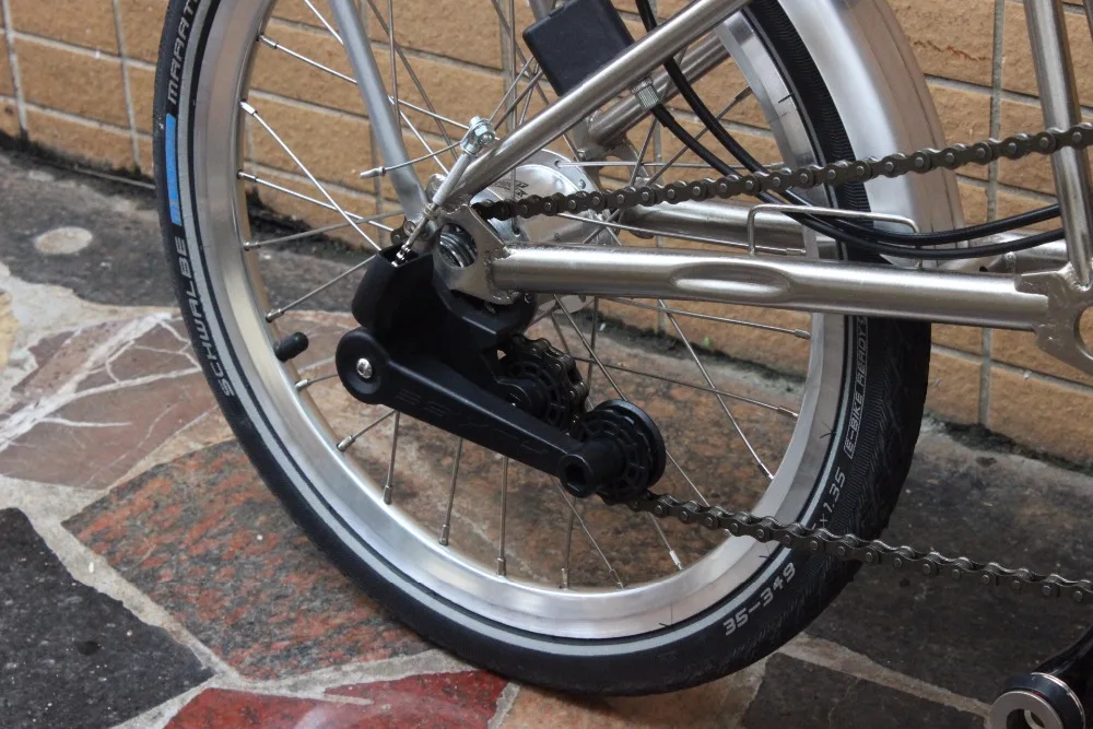 3SIXTY Black Набор натяжителей цепи для велосипедных запчастей Brompton 3 скорости с