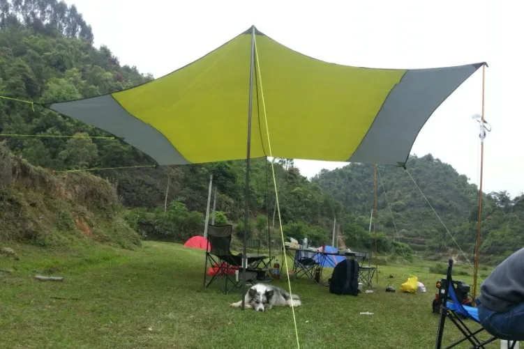 Уличная палатка с тентом автомобильный солнцезащитный навес укрытие от