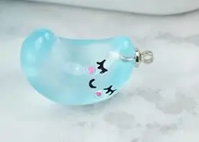 blue moon MRHUANG 5 шт./лот упак. крутые розовые облака Луна Подвески Смола кулон fit ожерелье браслет DIY ремесло ювелирные изделия аксессуары - Окраска металла: blue moon