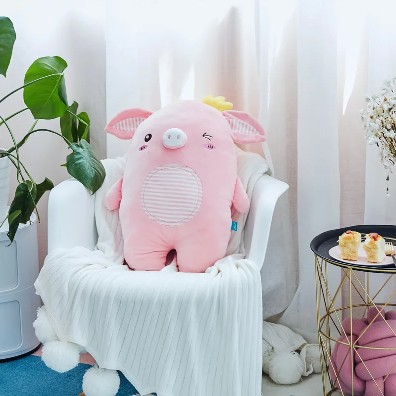 СВИНЬЯ Мягкая игрушка &quotпоросенок&quot Подушка лежа свинья подушку Свинья детская