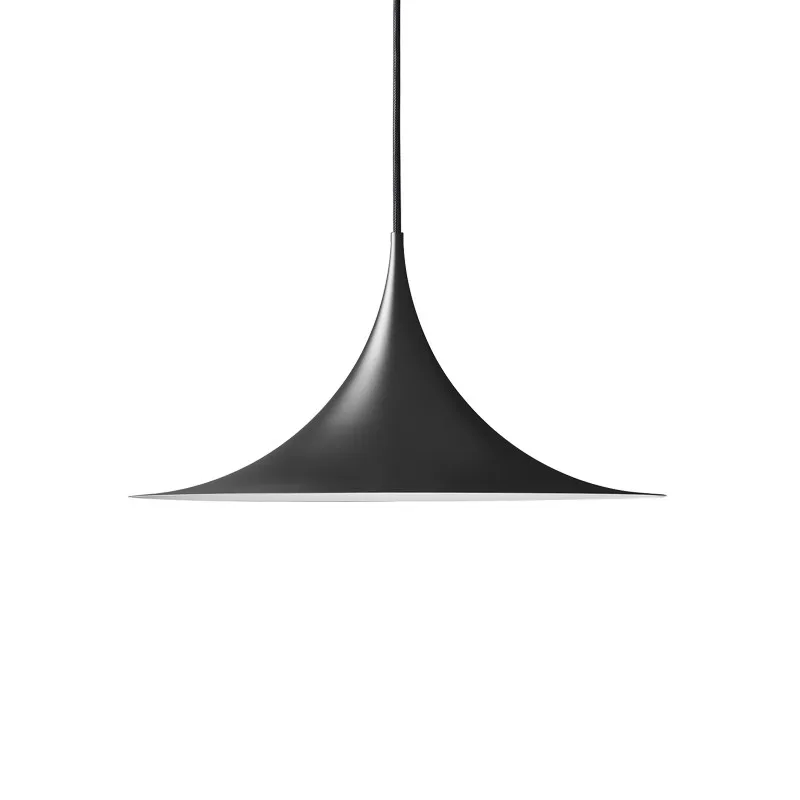 Streamlined Horn Hanging Lamp Designer of Minimalist Danish Hanging Lamp Restaurant Modern Bar Soft Lustres Pendentes Lighting
