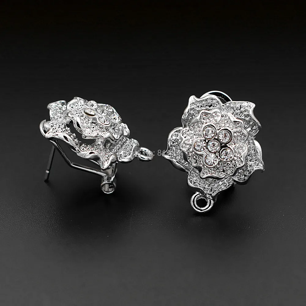 Серьги-клипсы зажимные украшение для свадьбы в Африканском и индийском стиле с