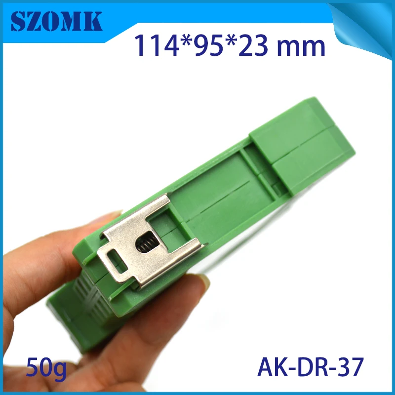 1 шт 114*95*23 мм szomk Зеленый abs Материал din-рейка platic корпус управления коробка