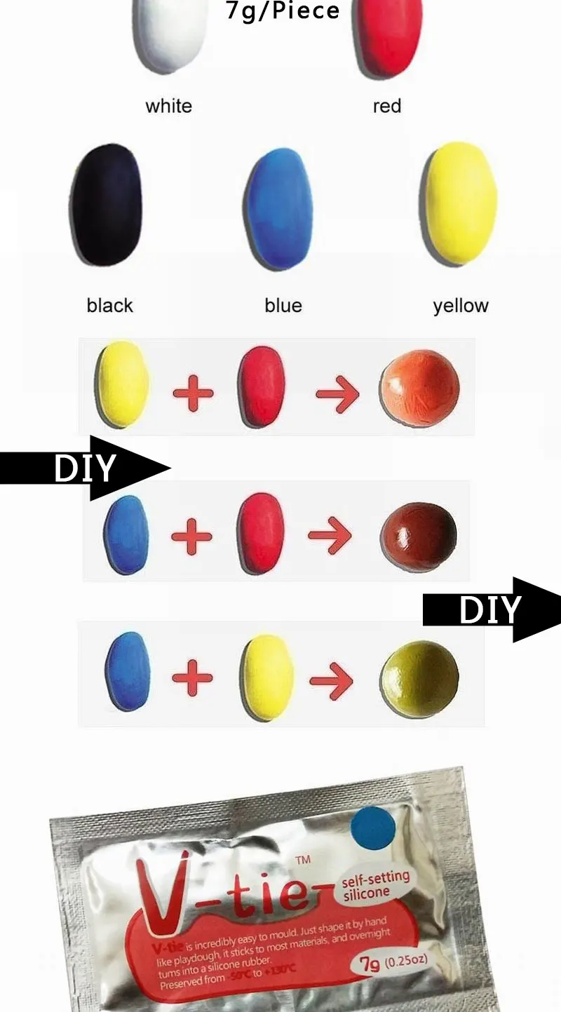 Прочный DIY ремонтный карандаш для фиксации силиконового каучука грязевые инструменты формовочный клей Самонастраивающийся ремонтный карандаш фиксация эласткового пластика силиконовый каучук