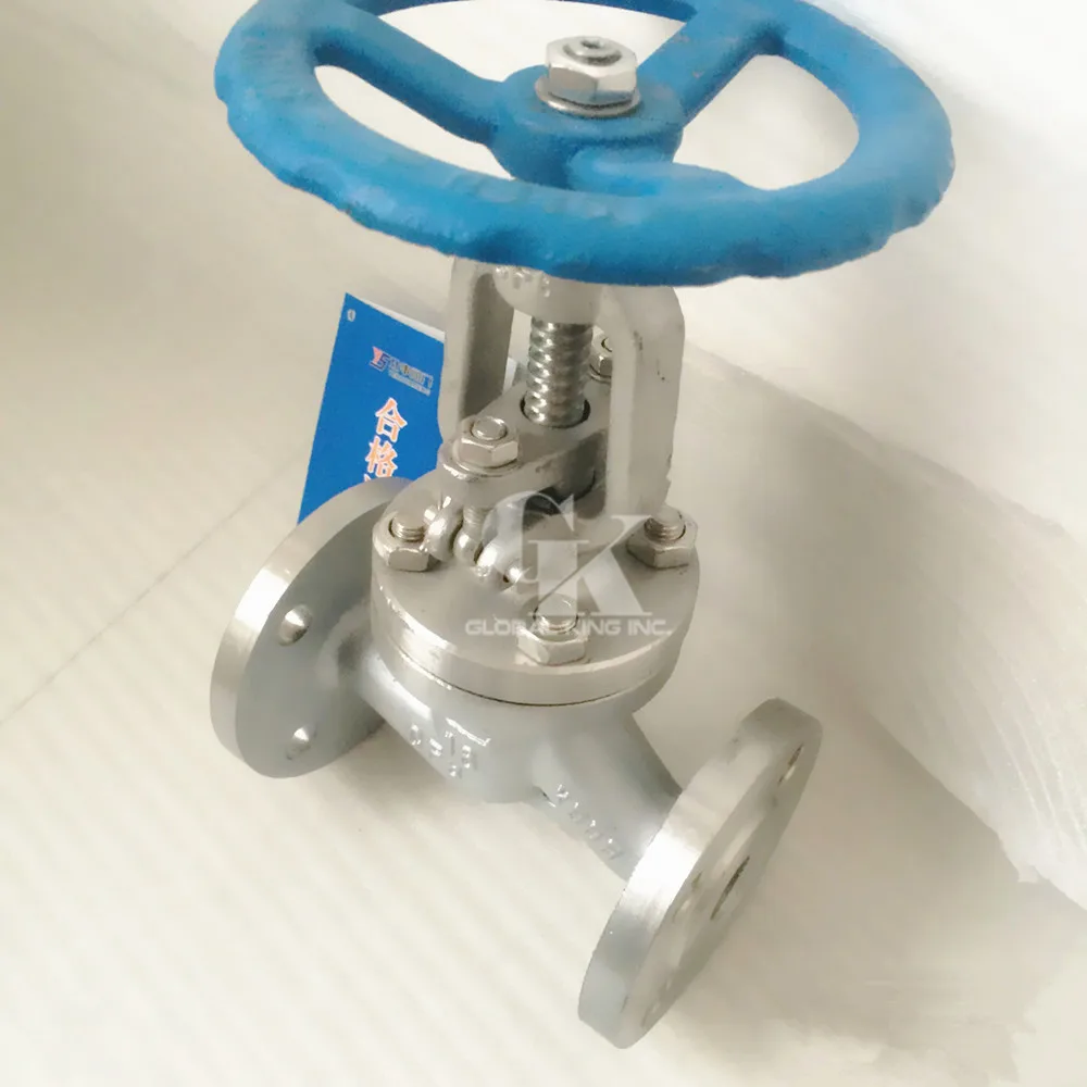 DN15 1/2 &quotGB j41w-16p фланцевые Нержавеющая сталь 304 Глобусы Клапан cf8 водяного пара |
