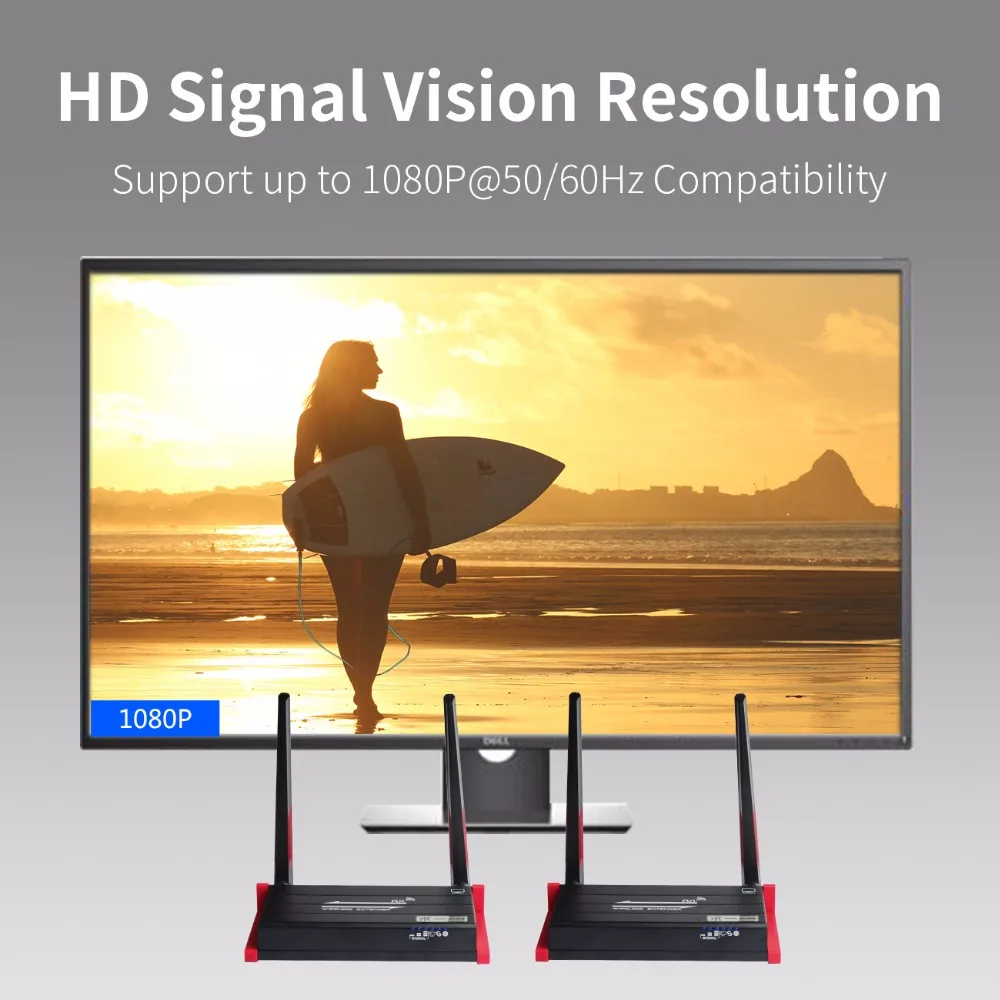 MiraBox 196ft беспроводной HDMI передатчик ИК приемник HD 1080P remoto 5 8 ГГц Видео Wi Fi