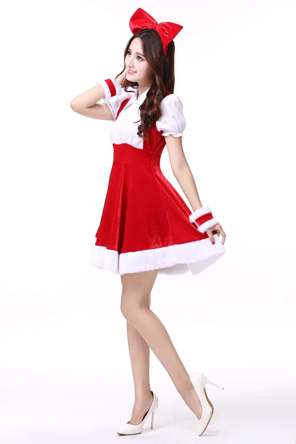 Новинка 2017 Рождественская одежда сцена рождевечерние косплей униформа для