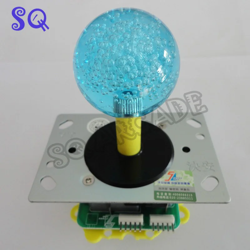 4 шт. новейший аркадный светодиодный джойстик с 45 мм хрустальным шариком Топ