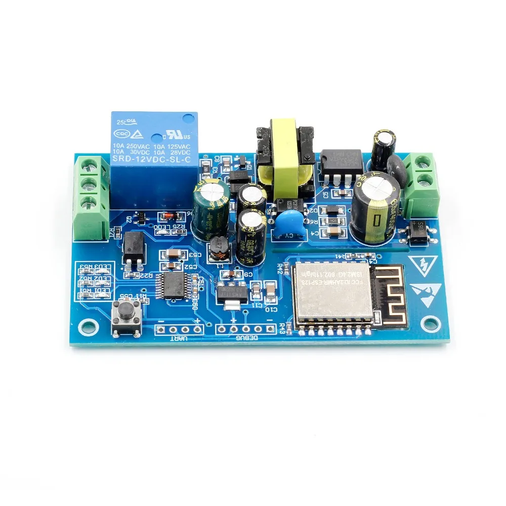 Реле Wi Fi 220 В с пультом дистанционного управления для умного дома ESP8266 релейный