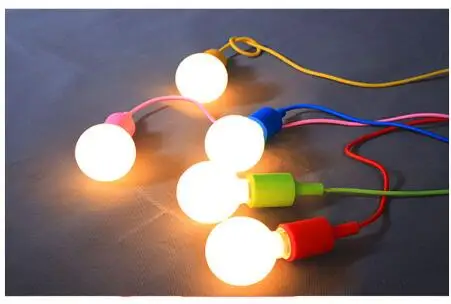 Креативная Радужная маленькая люстра цветная простая с одной головкой для окон