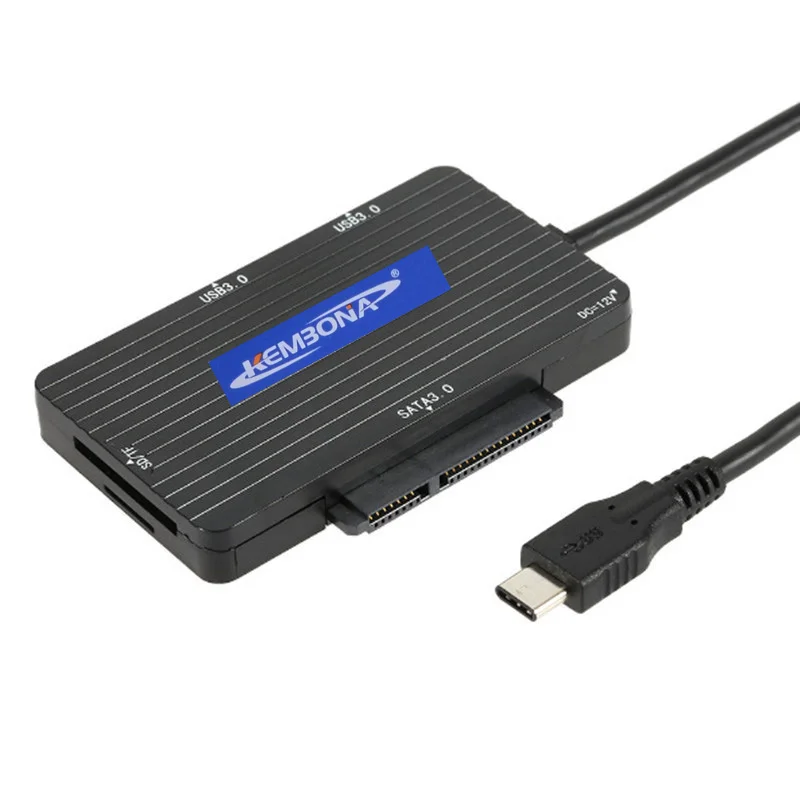 Адаптер KEMBONA USB Type C Hub 5 в 1 SATA3.0 с 2 портами 3 0 слотами для карт SD и Micro SATA MacBookPro|usb type-c