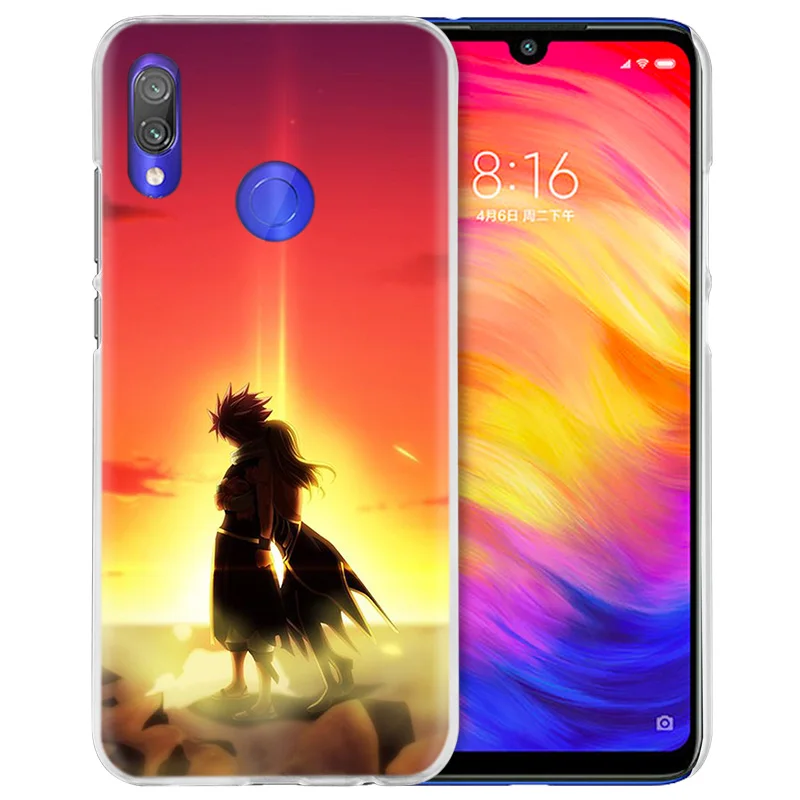 Чехол с изображением сказочного хвоста аниме для Xiao mi Red mi Note 7 8T 6 6A Pro S2 5 5A 4X mi A1 A2 9 8 lite Note10 Play F1 жесткий чехол для телефона