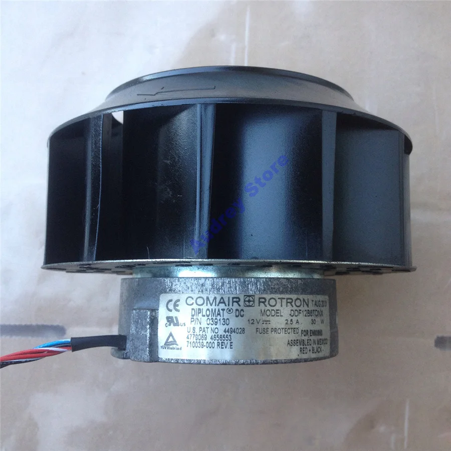 COMAIRROTRON DDF12B6TDNX 12 В 2.5A 30 Вт 13 5 см центробежный ветряной турбины круговой вентилятор