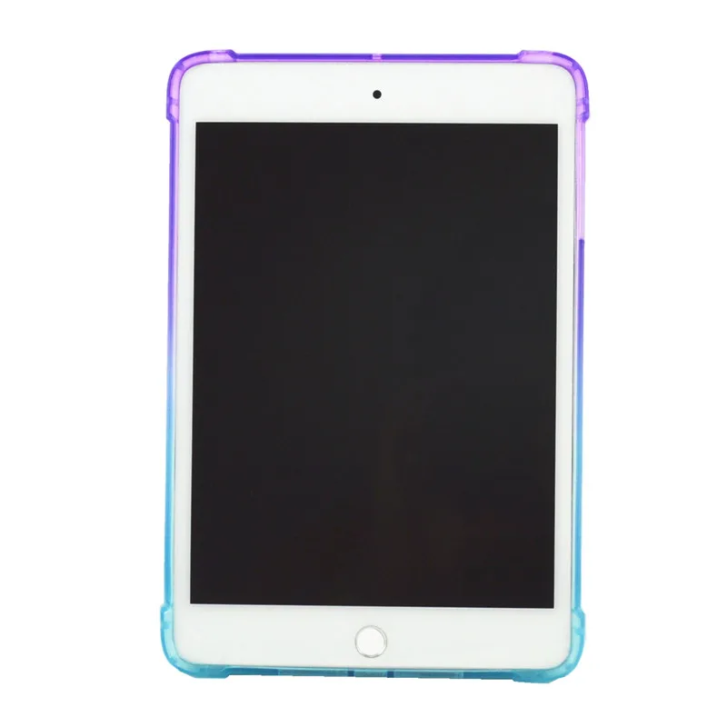 Силиконовый для iPad Mini 1 2 3 4 5 Чехол Мягкий ТПУ прозрачный защитный чехол для iPad 7,9 дюймов с подушками безопасности