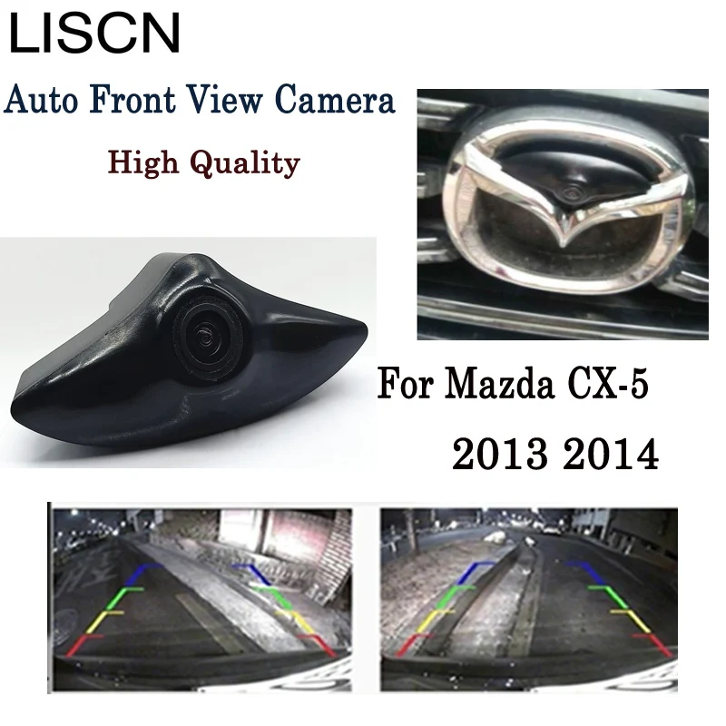 Автомобильная парковочная камера с логотипом Переднего Вида Для Mazda CX 5 2013 2014 / CCD