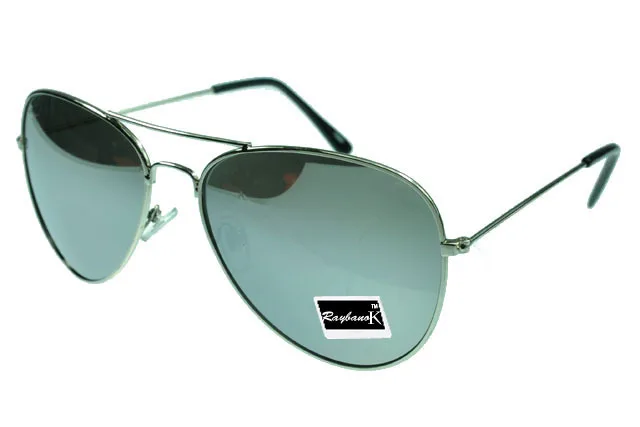 2013 маленькие солнцезащитные очки raybanoks в черно серебристой оправе Серебристые