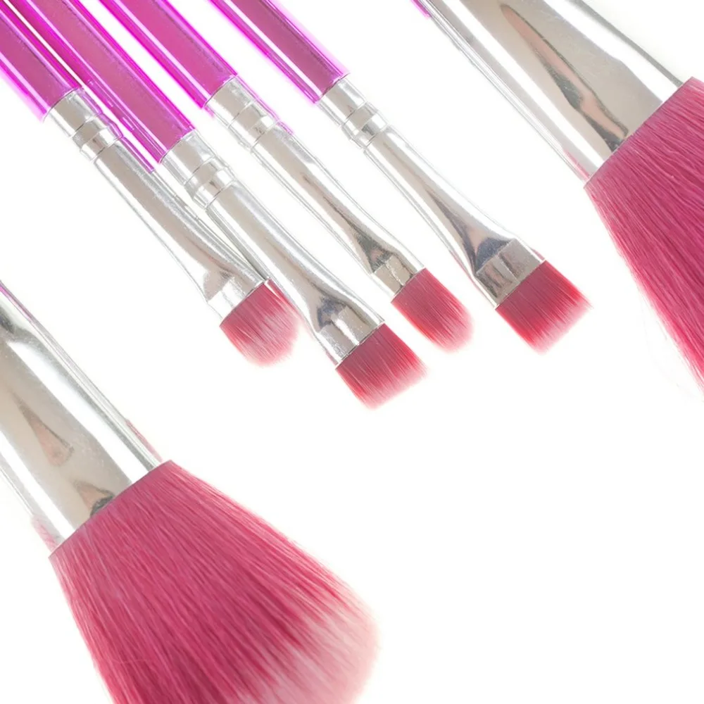 7pcs/Set Makeup Brushes Electroplate Handle Soft Fiber Hair Face Powder Foundation Eyeshadow Women Make Up Tools | Красота и здоровье