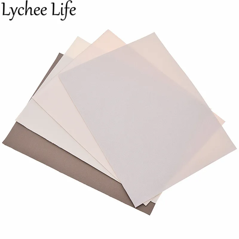 Lychee жизнь A5 Искусственная кожа ткань DIY Мерцающих Блесток Ткань ручной работы современная домашняя одежда из текстиля швейная ткань аксессуары