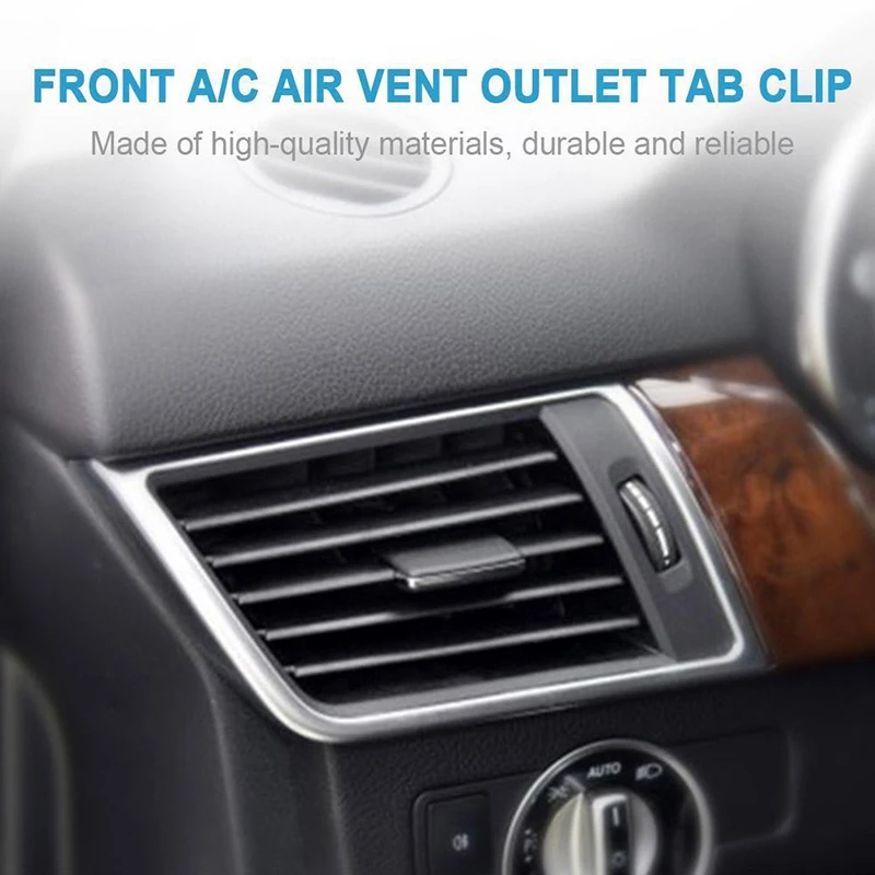 Черный ABS + PC пластиковый автомобильный передний A/C выпускной клапан