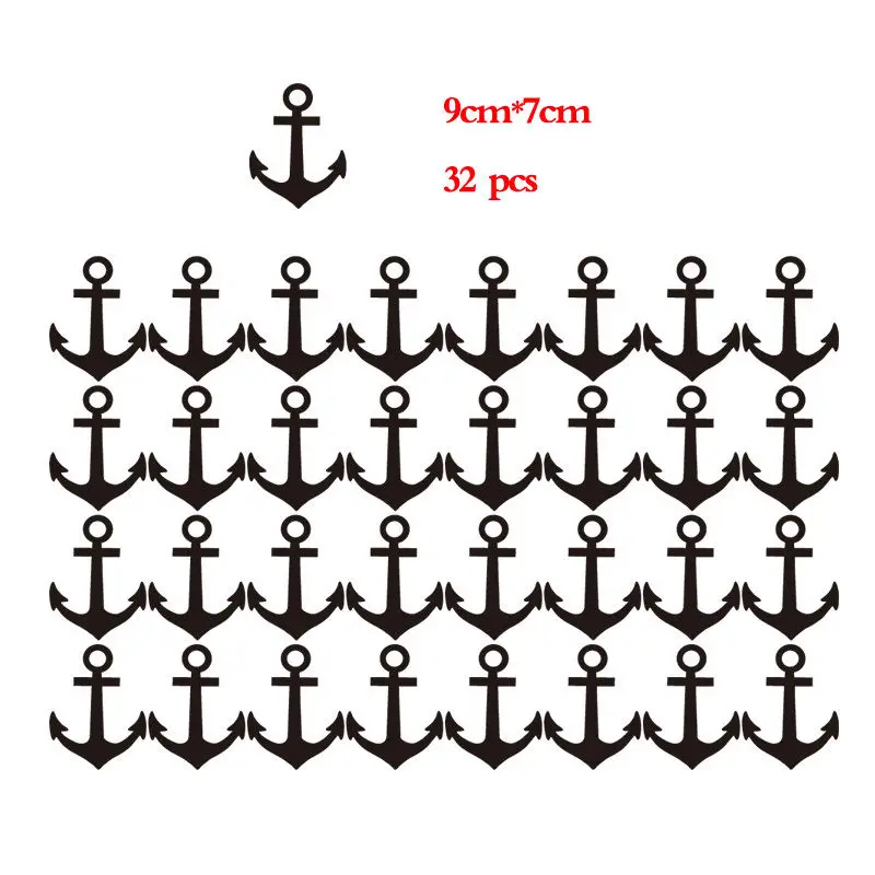 32 шт./компл. милые анкеры стены Стикеры s Декор детей Спальня Детская DIY Настенная