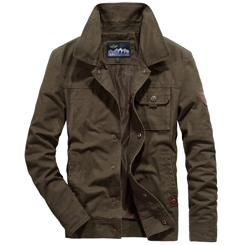 Новинка, AFS JEEP, мужская куртка, jaqueta masculina, осенняя куртка-бомбер для мужчин, военный жилет, homme, брендовая армейская куртка размера плюс 4XL