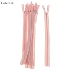 Lychee Life 10 шт.упак., нейлоновая розовая застежка-молния для одежды, аксессуары ручной работы для шитья, скрапбукинга, Аппликации для одежды