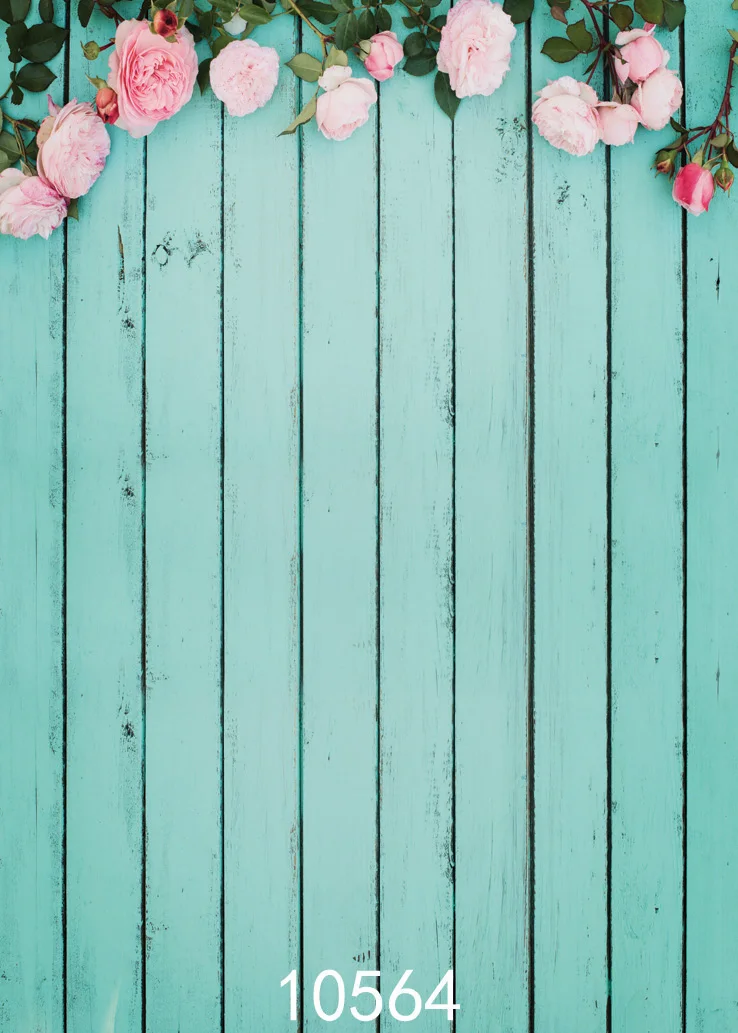 Виниловый фон для студийной фотосъемки с изображением деревянного забора и