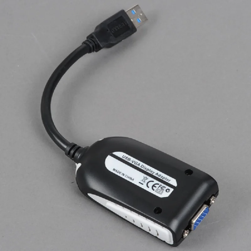 Лидер продаж внешний кабель-адаптер USB 3 0 для видеокарты VGA Win 7/8 | Электроника