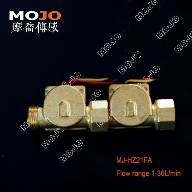 

MJ-HZ21FA G1/2'' Diameter Hall Flow Sensor Brass Material Water-cycling System