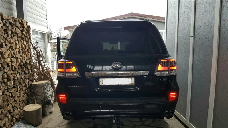VLAND Автомобильная задняя лампа для Land cruiser светодиодный задний светильник 2008 2015