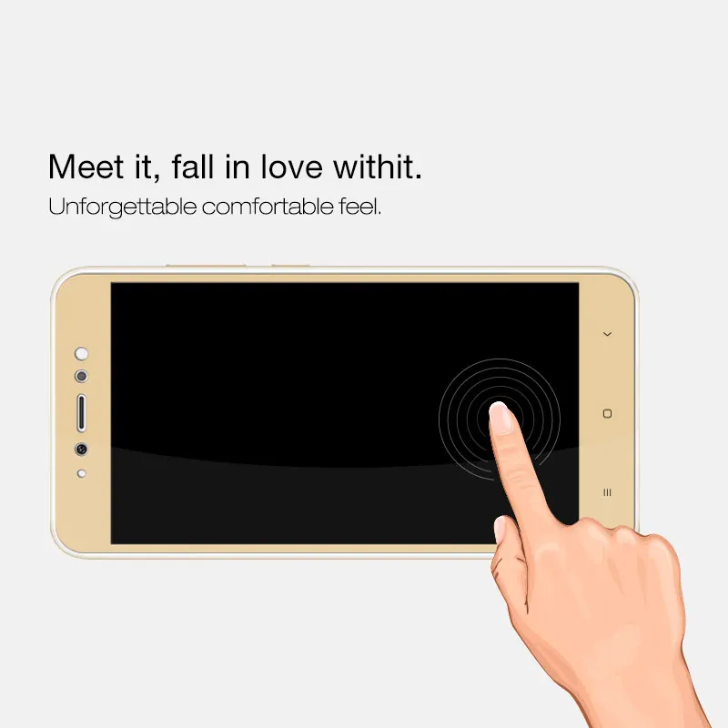 Никотд 2.5D полное покрытие из закаленного стекла для Xiaomi Redmi Примечание 5A Prime 5," Противоударная Защитная пленка для экрана