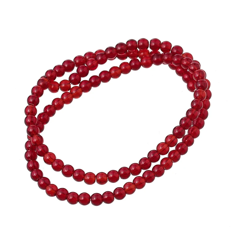 1Strand Round Imitation Garnet/Opal/Moonstone Beads For Jewelry Making DIY Necklace Bracelet Findings 4mm/6mm/8mm/10mm | Украшения и