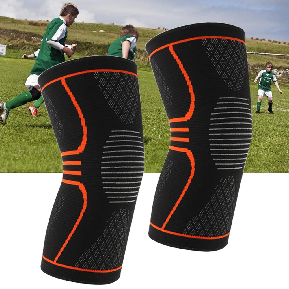 2 шт. защитный облегчающий боль Вязание Спорт на открытом воздухе поддержка Kneecap