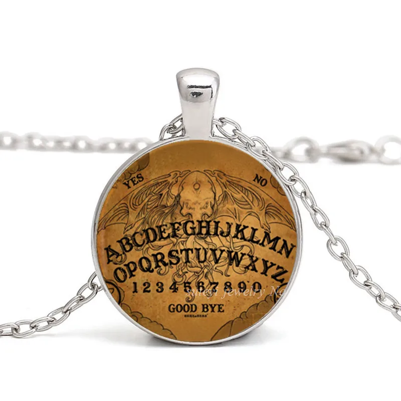 Винтажные Ктулху кулон ожерелье таинственный пентаграмма картинка глаз