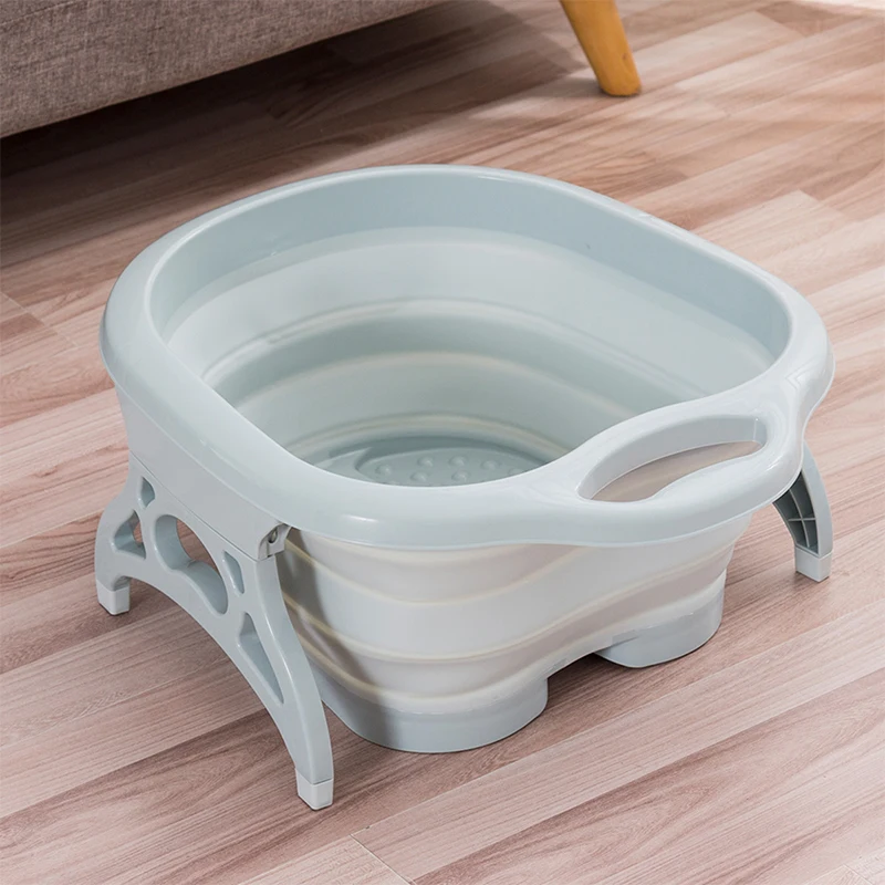 Складная Ванна для ног пластиковый пенообразующий массажный бак ухода за