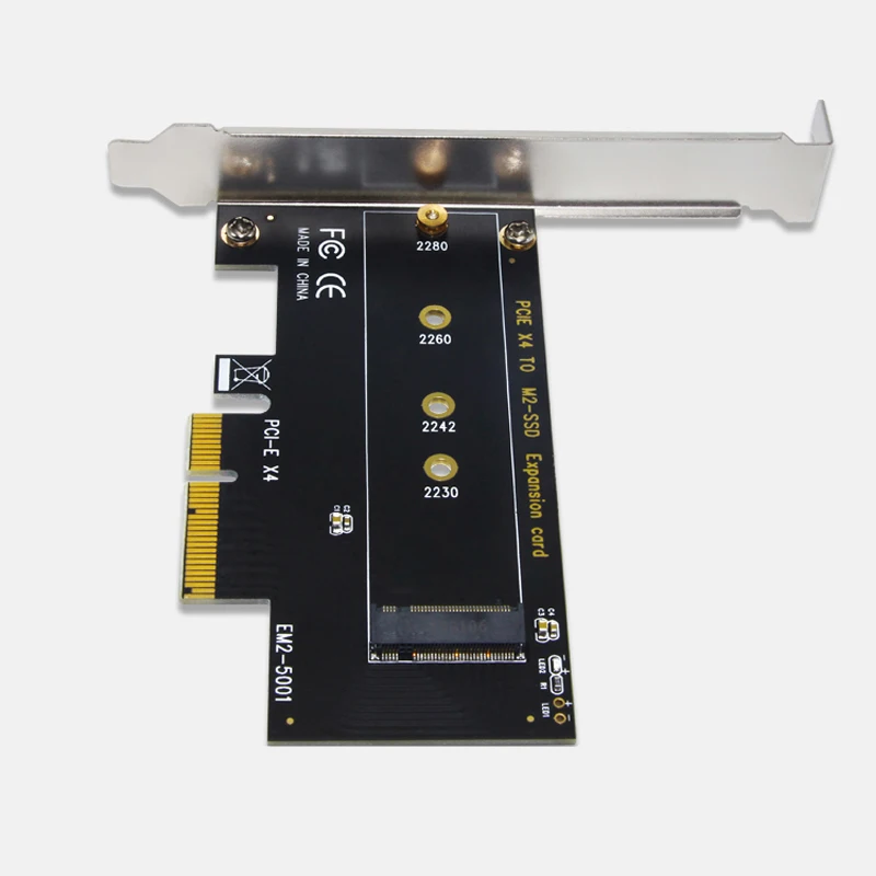 Адаптер M.2 NVMe SSD NGFF на PCIE X4 интерфейсная карта M Key поддержка PCI Express 3 0 2230 2280 размер m.2