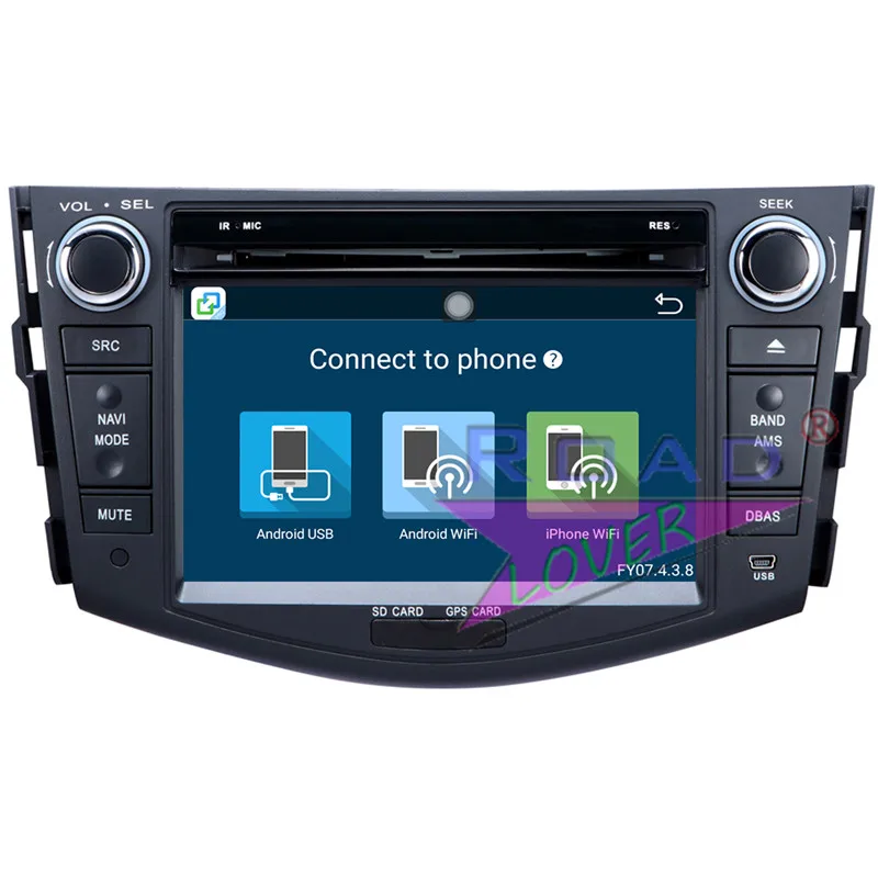 Автомобильный DVD плеер Roadloevr с четырёхъядерным процессором Android 6 0 2 Din GPS