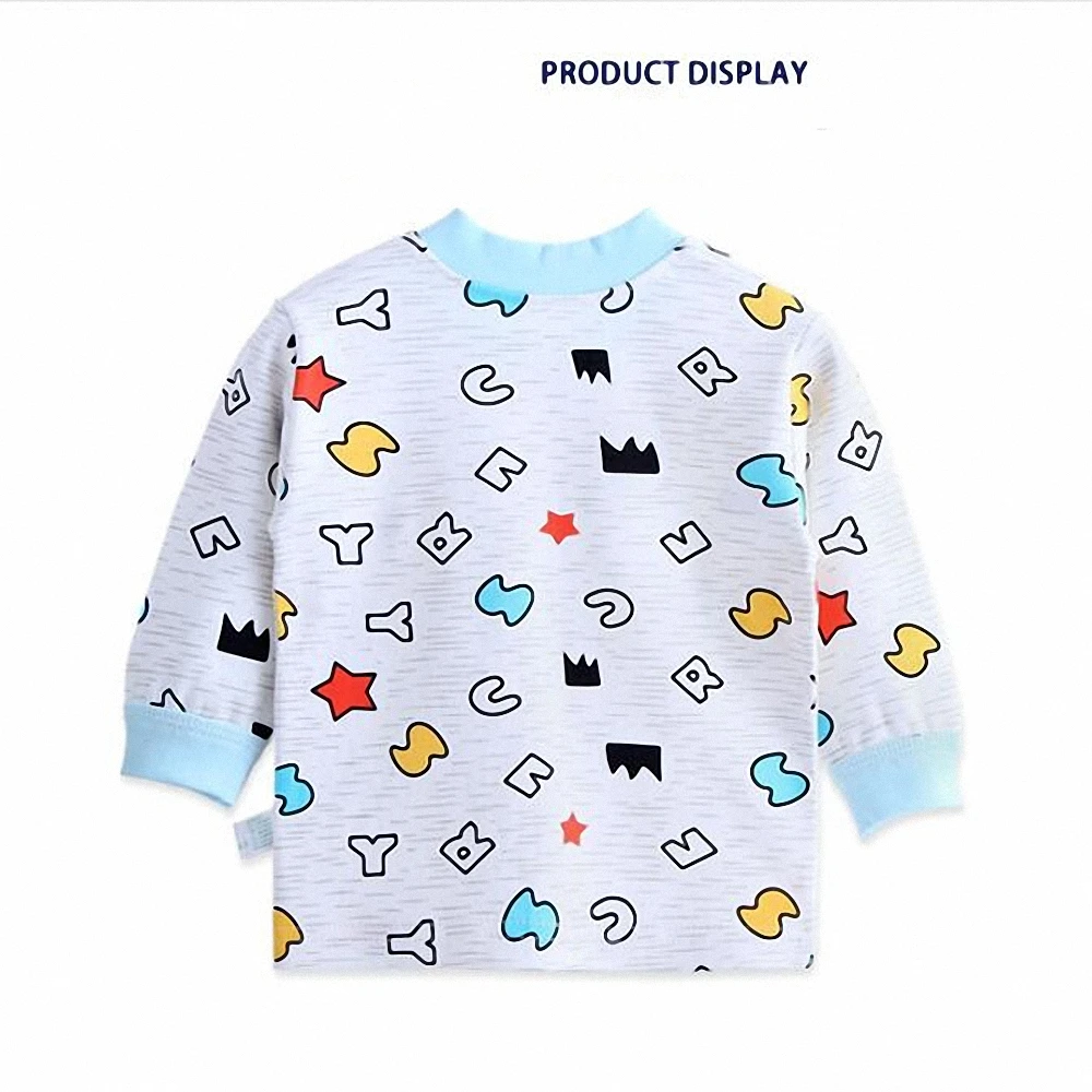 Hot!Baby boy girl Autumn Winter undershirt 100% Cotton Long sleeve T-shirt for 3-24M baby Children warm soft cartoon clothes | Детская