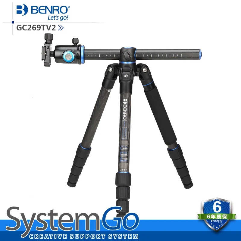 BENRO, новое обновление, Профессиональная фотография, портативный штатив, устойчивый к разрыву, DSLR камера, штатив, Дорожный комплект штатива GC269V2