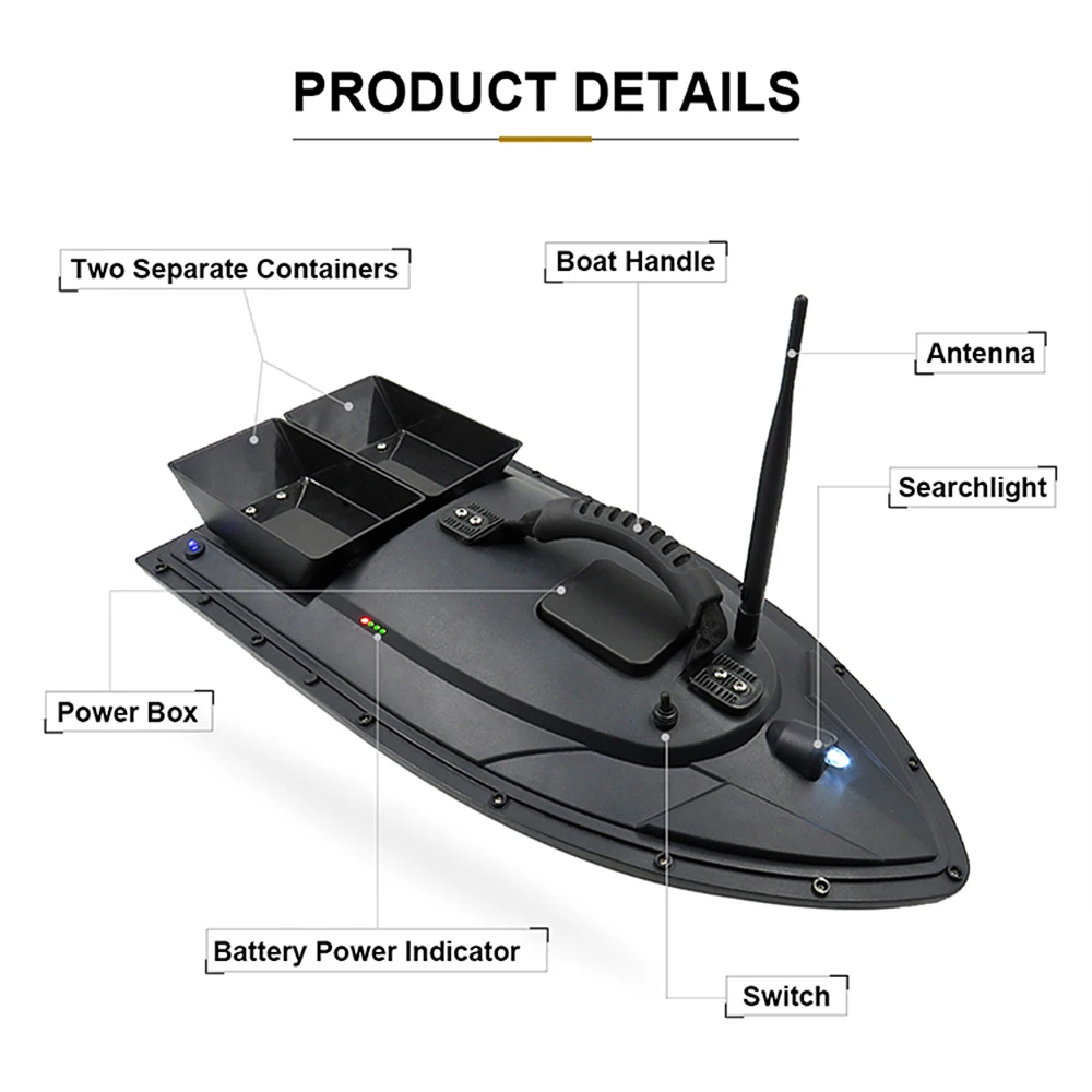 RC Finder приманка для рыбы гребные лодки 1 5 кг загрузка 500 м дистанционное управление