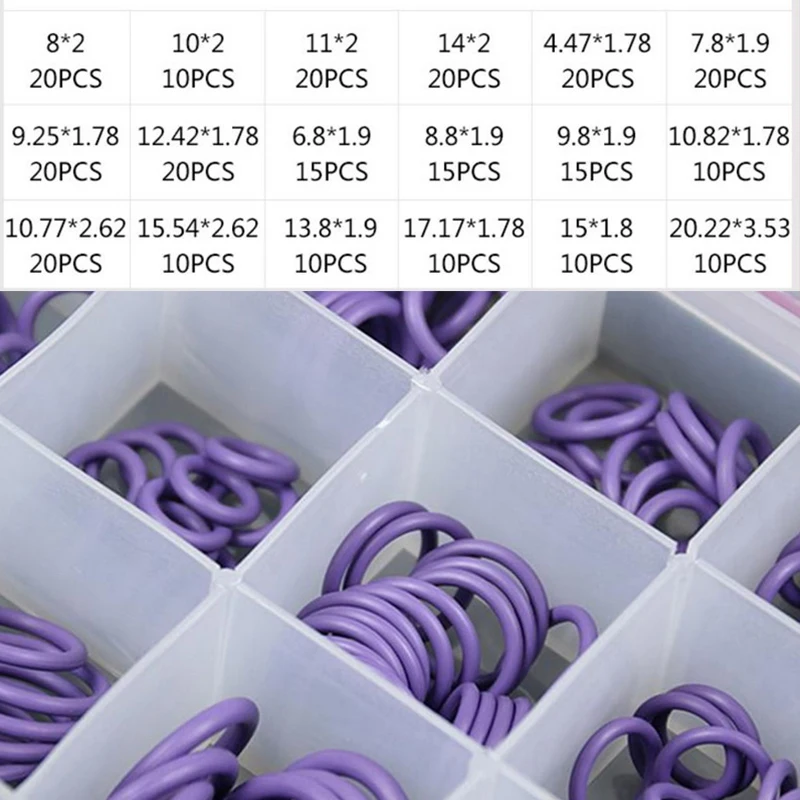 Набор уплотнительных колец для автомобильного кондиционера резиновые