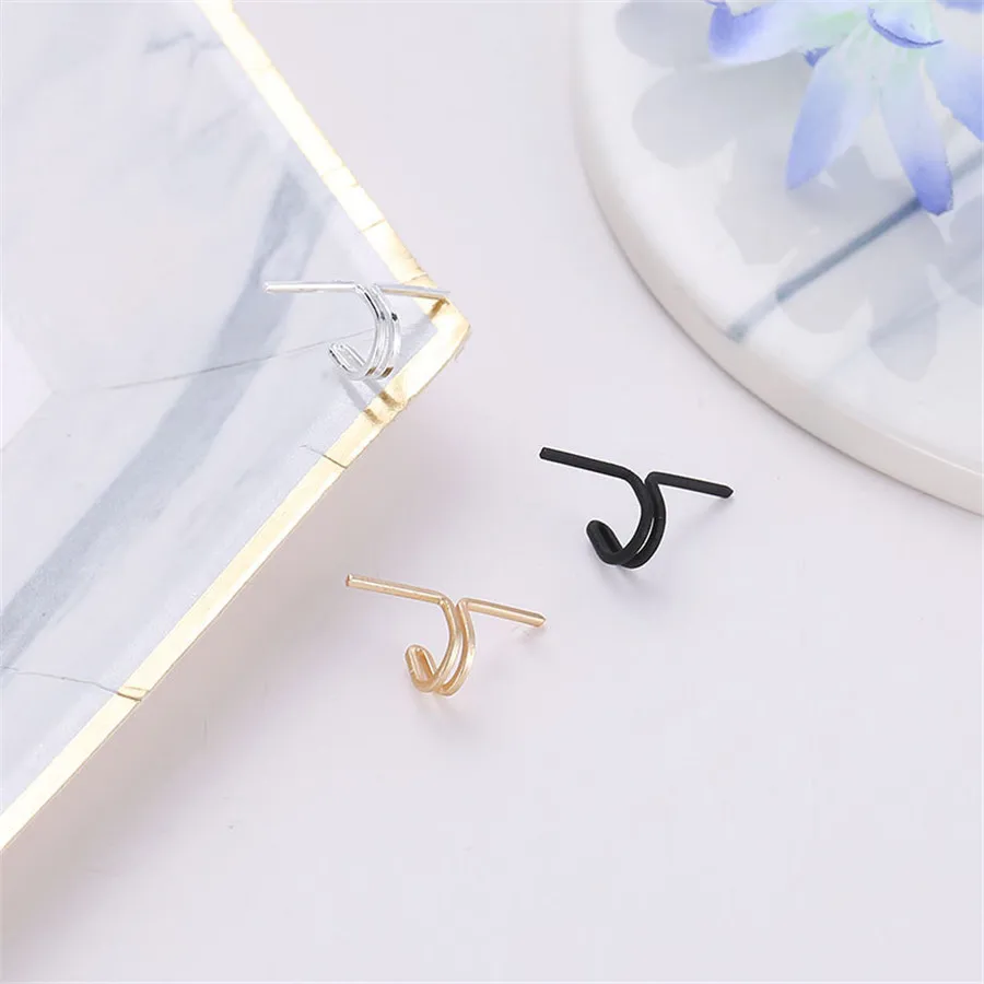 SexeMara 1 шт. новые модные трендовые серьги манжеты без пирсинга для женщин клипсы