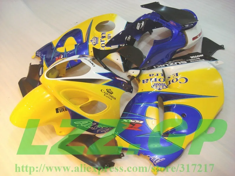 

Injection For SUZUKI Hayabsa GSXR1300 GSX-R1300 Yellow Corona GSXR 1300 96 97 98 99 00 01 02 03 04 05 06 07 Fairing