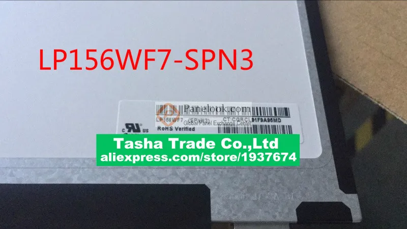

IPS сенсорная Матрица для ноутбука 15,6 дюйма, LP156WF7-SPN3 LP156WF7 (SP)(N3), LP156WF7-SPN3 глянцевый FHD X, 40-контактный светодиодный дисплей