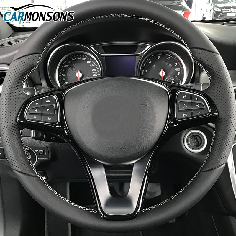 Наклейки на руль для Mercedes Benz A B C E CLA GLA GLC GLK CLS V Class W176 W246 W204 W205 W212 W213 W117 X156 W447 |