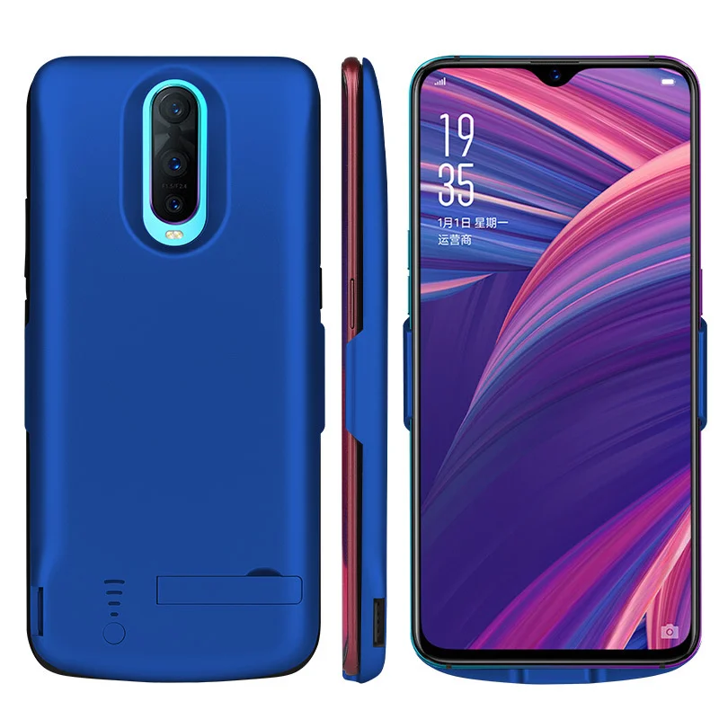 5000 мАч модный переносной заряжающий чехол для OPPO R17 Pro задняя батарея Чехлы для OPPO R17 мобильный телефон зарядное устройство Move power Shell